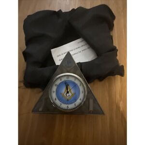Masonic Mini Desk Clock